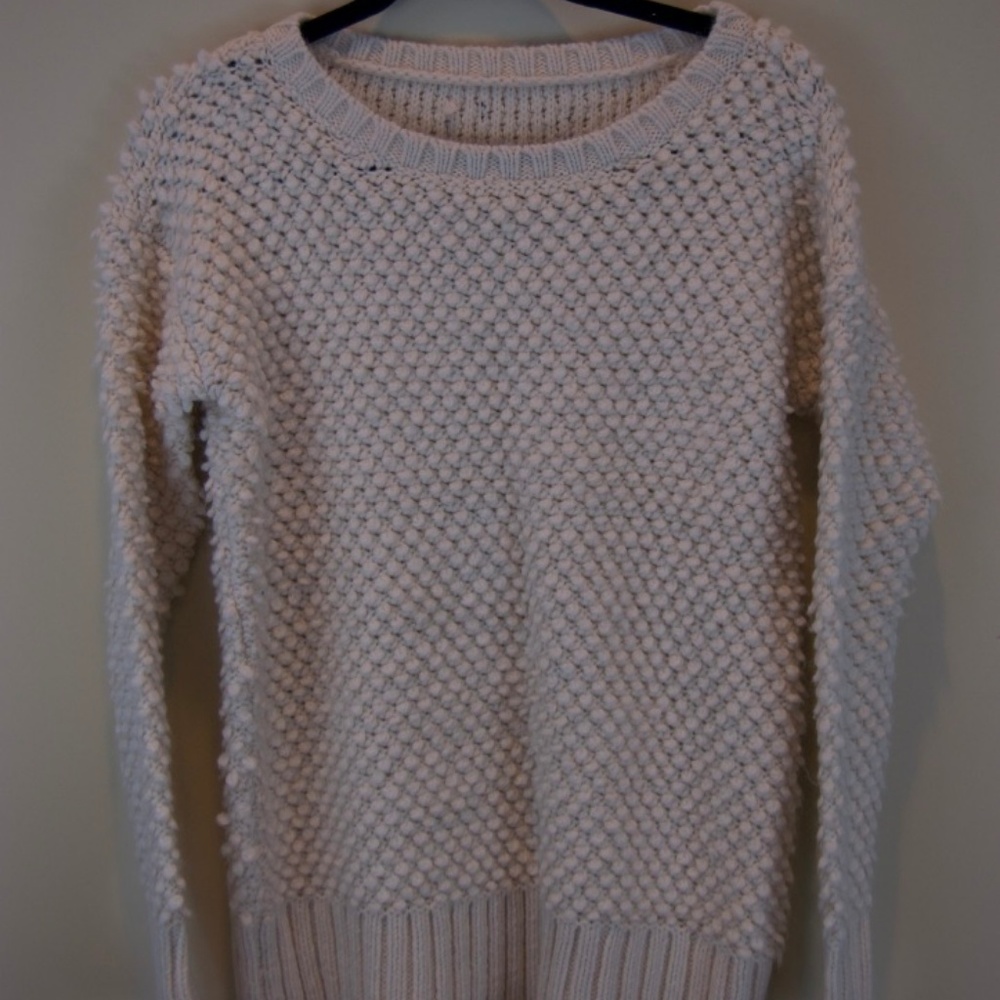 NEVER WORN Oversized White Winter Sweater